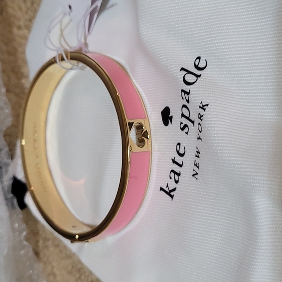 kate spade Jewelry - Brand new Kate spade pink enamel bangle